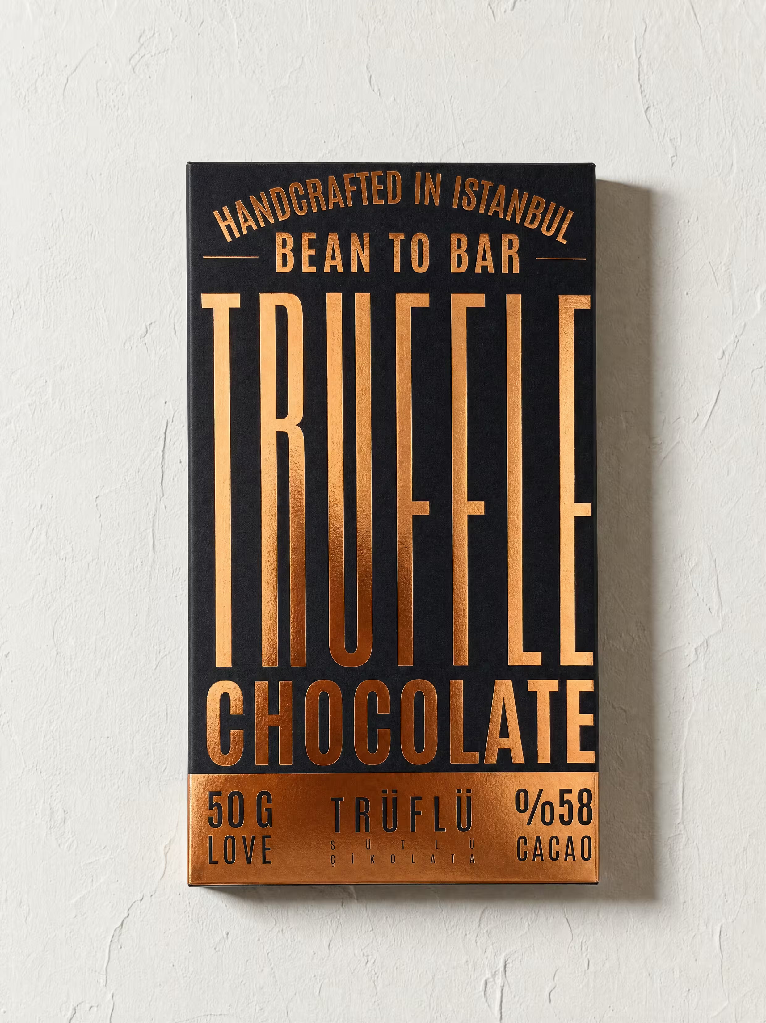 Trüflü Bean to Bar Çikolata (%58 Kakao)