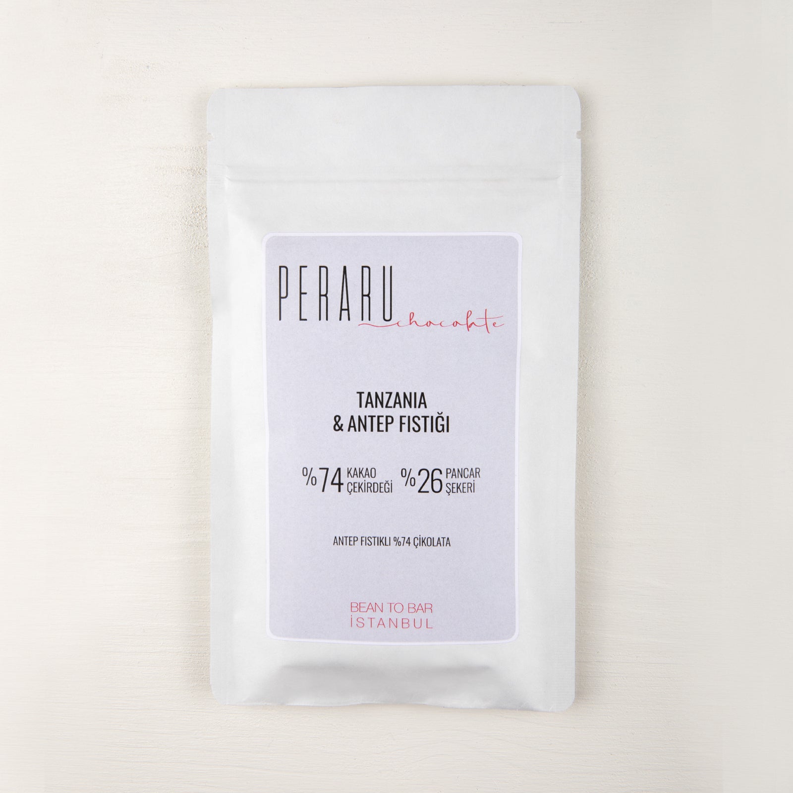 Antep Fıstıklı TANZANIA 74% Bean to Bar Çikolata